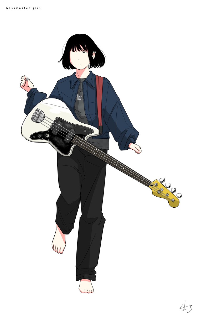 ゴールデンウィークSNS展覧会2023 ギター・ベース女子です。はりきって