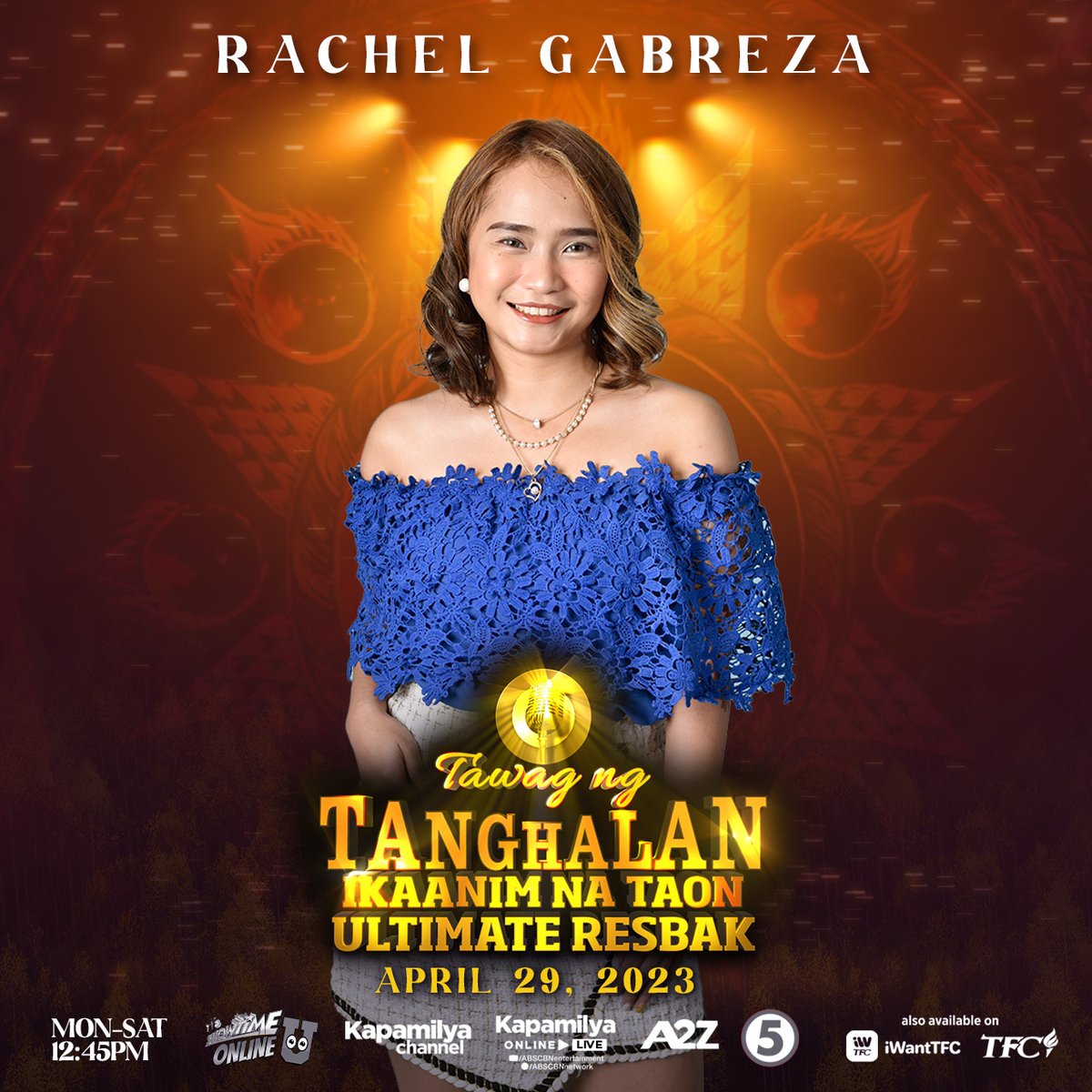 itsShowtimeNa's tweet photo. 🎙️ Madlang People! Ipaparinig muli sa tanghalan ang kanyang pangmalakasang boses! 

Abangan ang STARS OF THE ALBION GRAND PRIX 2018 CHAMPION na si RACHEL GABREZA sa It's Showtime!

#TNT6UltimateResbak 

 WATCH &amp; SUBSCRIBE NA DITO: https://t.co/nabEmB3bUa https://t.co/Lgtk0FKP4b