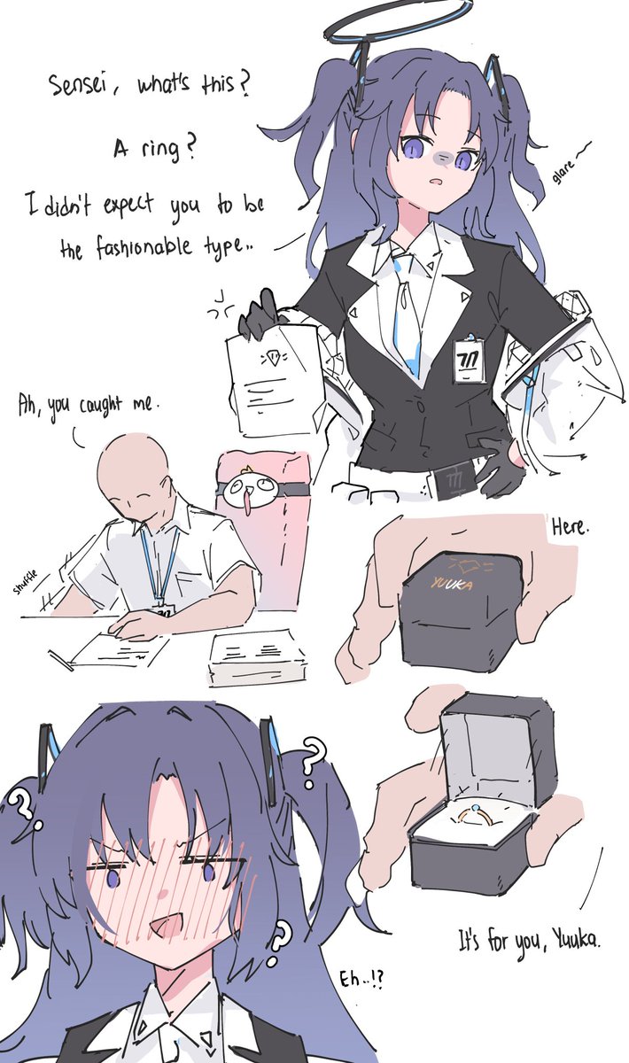 It's Friday night, and here I am wishing for a Yuuka wife