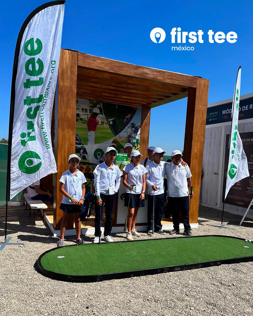 firstteemexico's tweet photo. ¡Revive el primer día del #FirstteeDay de @firstteemexico programa encabezado por nuestro CEO @SalinasBenjamin y nuestro Director @arqpiza! @MexicoOpenGolf @PGATOUR @gruposalinas #firstteeméxico #firsttee #golfmexico #buildinggamechangers https://t.co/4SyFYF0CAs