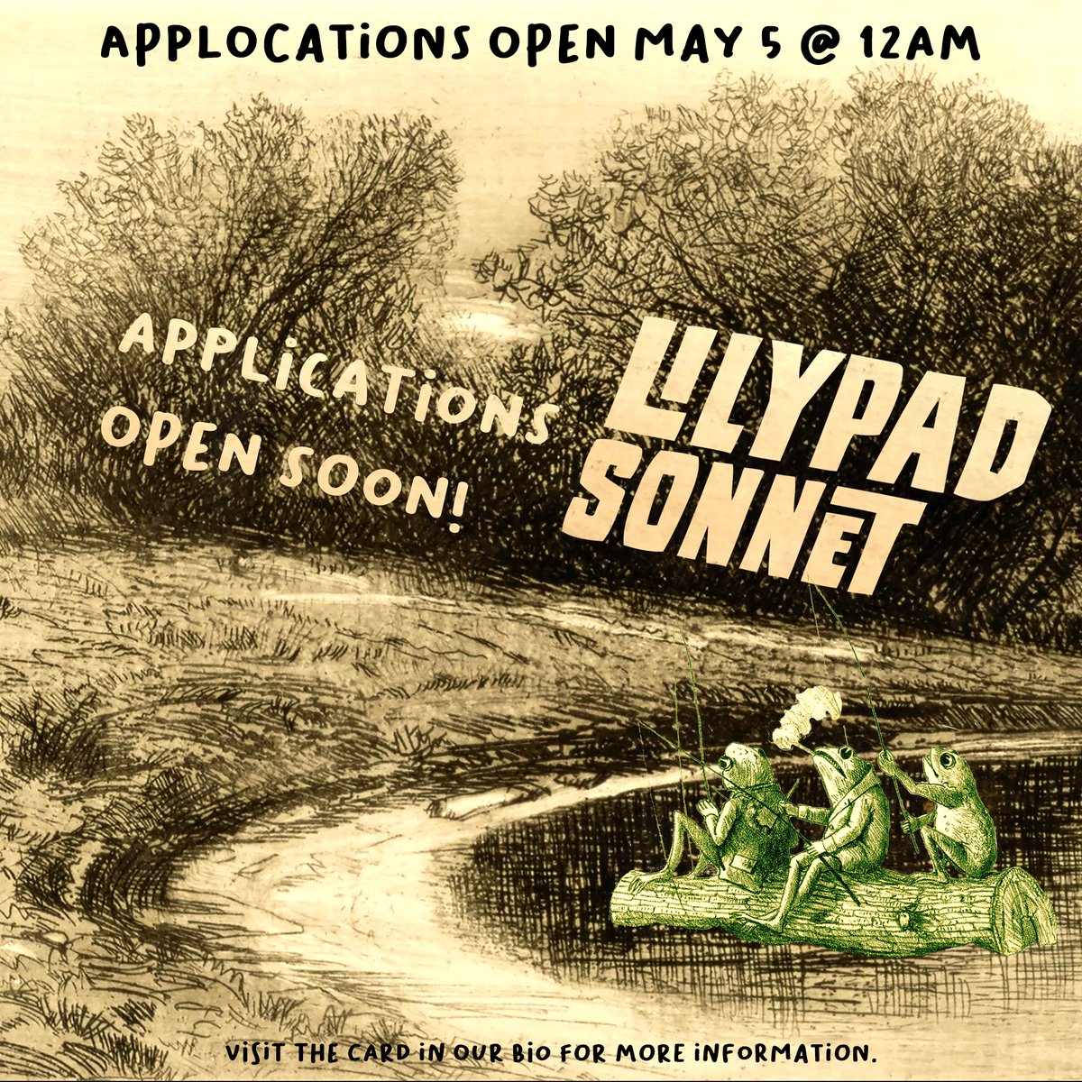 Lilypad Sonnet Zine tweet media