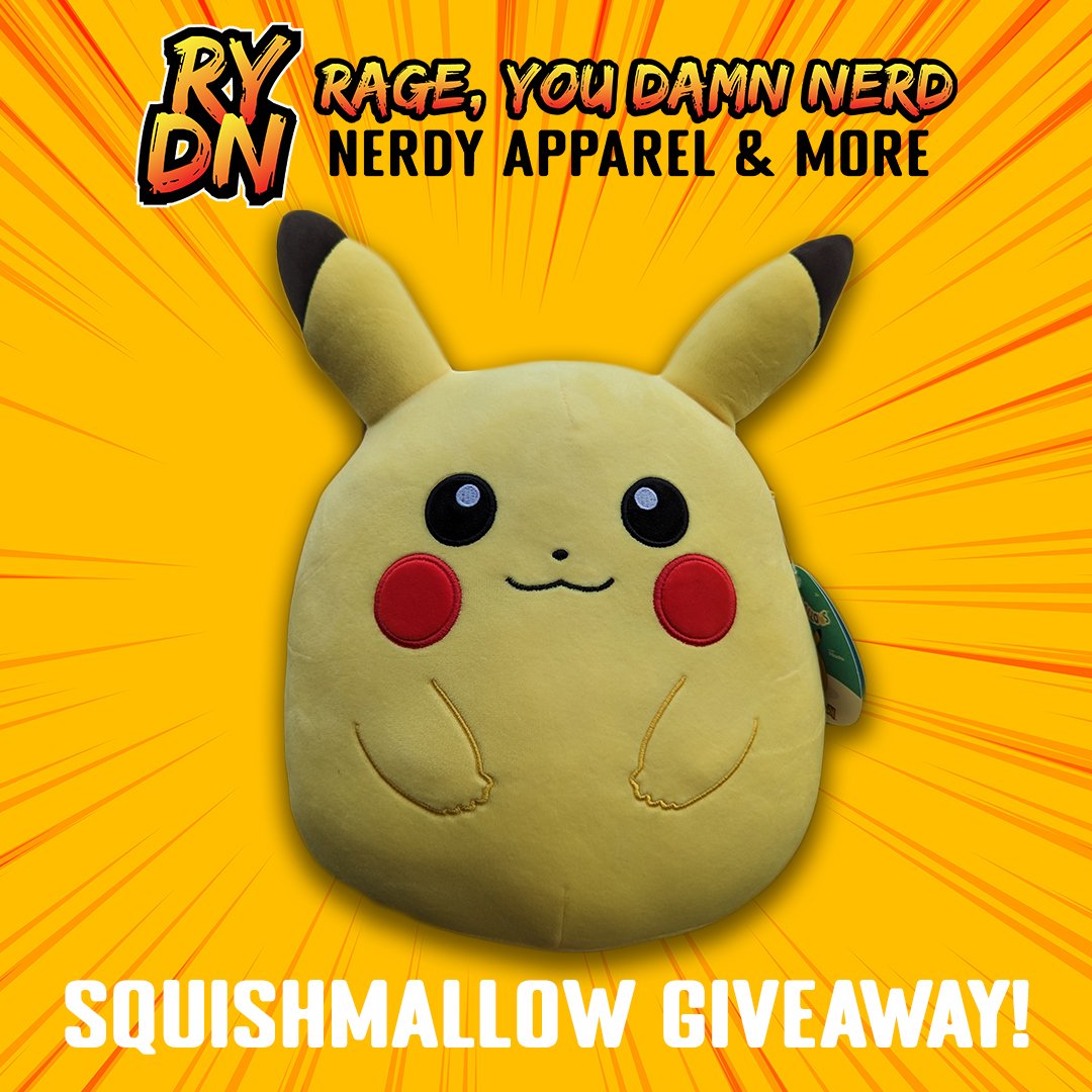 ⚡ HOLD UP- you want a Pikachu squishmallow? Well you're in luck...tomorrow we're giving one away at Mini-Mini con! 

Alls you gotta do is drop by, make a purchase, and share it on insta! We'll gather all the entries and announce the winner this weekend. 💖
