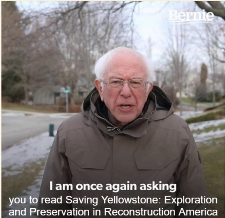ParkedAtHome's tweet photo. @uriharringtonschool students had fun turning #parkedathome episodes themes into memes. Check out some of our best inspired by @BlackstoneNPS   @YellowstoneNPS  @StatueEllisNPS  @ReconstructNPS Eisenhower NPS and Ste. Ste. Geneviève NPS  1/3 https://t.co/VfjuNIUE8n