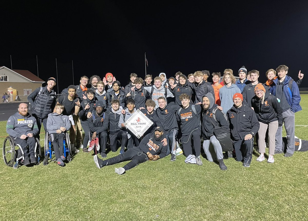 Wildcat T&amp;F crew is Paul Frank Invite Champions! 1st Place out of 17 of the top schools in the area! 🏆