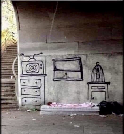 BudgetDude's tweet photo. A thought provoking and poignant piece of art https://t.co/Wi6EcnEOtJ