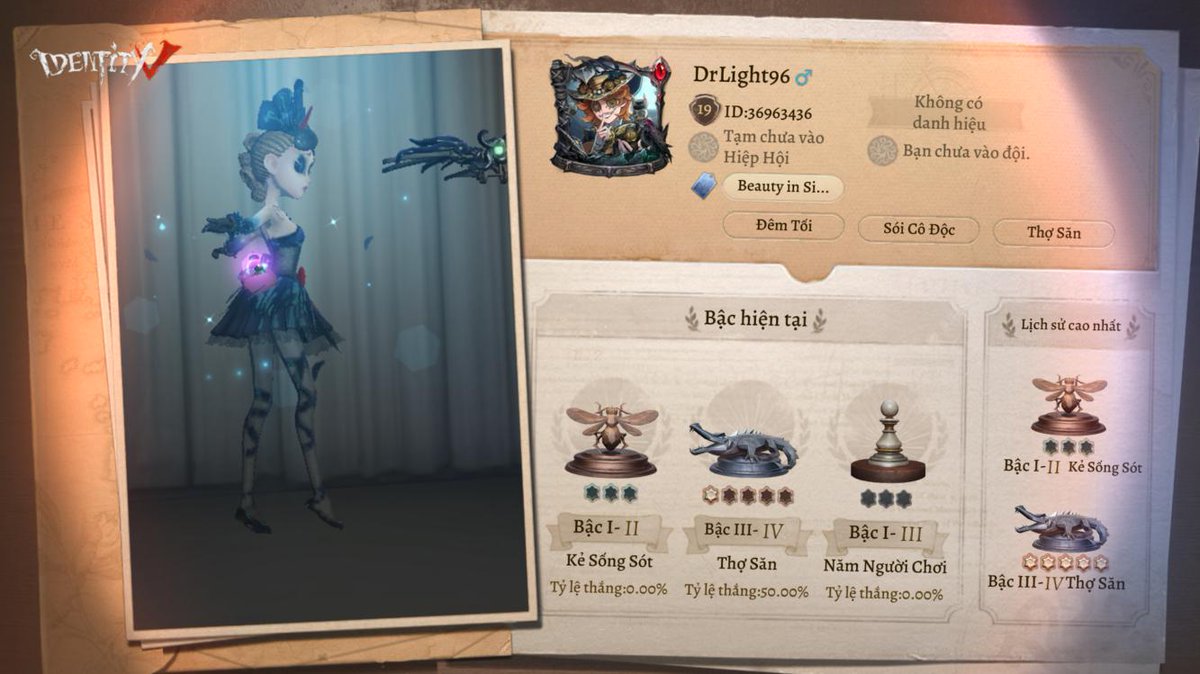 DrLight96's tweet photo. Tôi đang chơi Identity V. Bạn nghĩ đó là game ư? https://t.co/eaZj1VkUdk