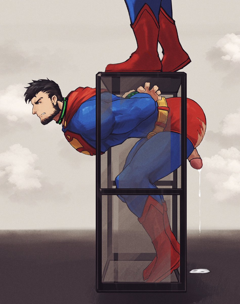 wanchibaby's tweet photo. 超人被虐（18）
Superman's suffering(18)

五一快乐呀～～ https://t.co/wZc4D9JDQC