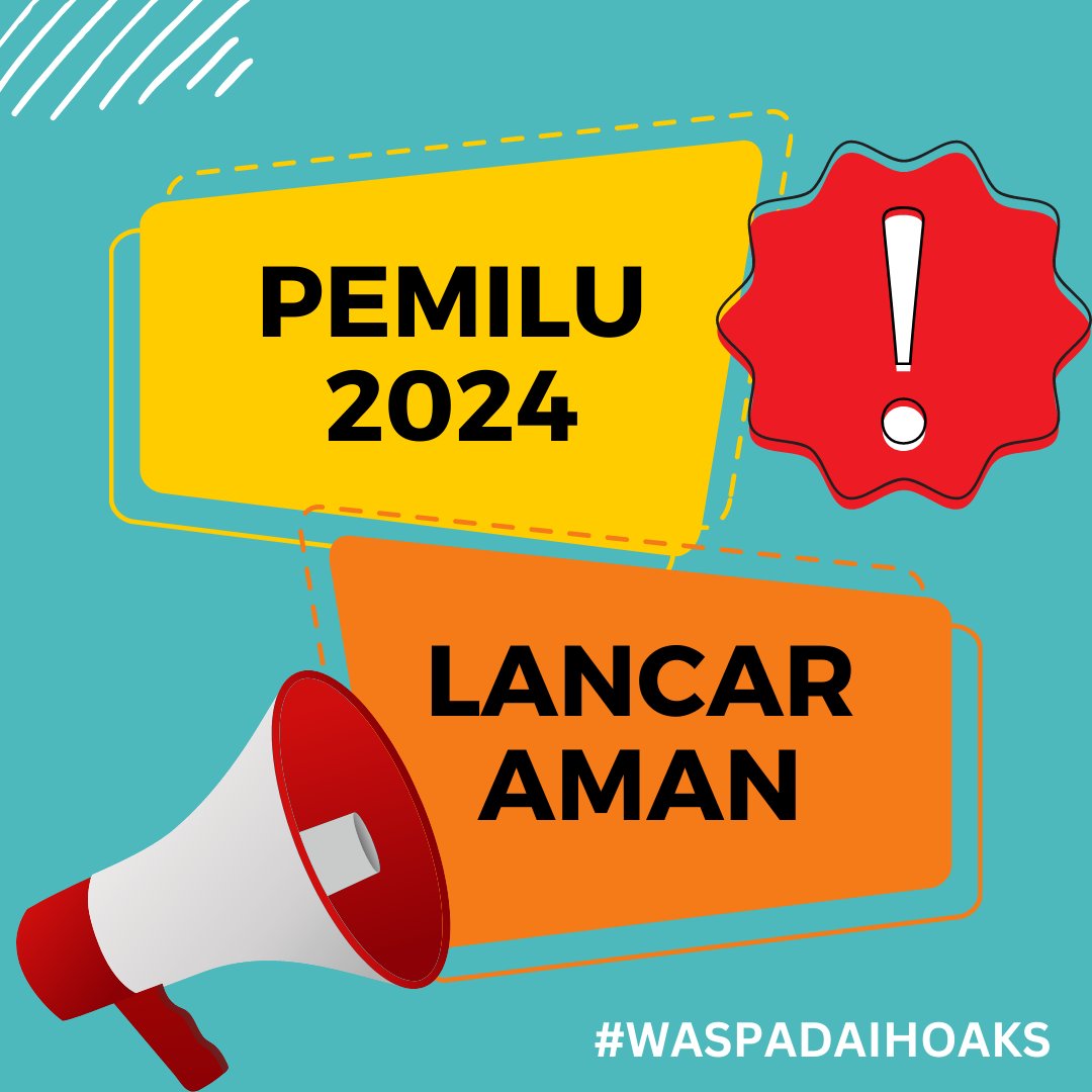 Satu_Indonesia_'s tweet photo. #pemilu2024
#pemilu2024siap
#pemilu2024sesuaitahapan
#pemiluserentak2024
#nohoax
#waspadahoaks
#notipu2 https://t.co/wrMqlVA7rE