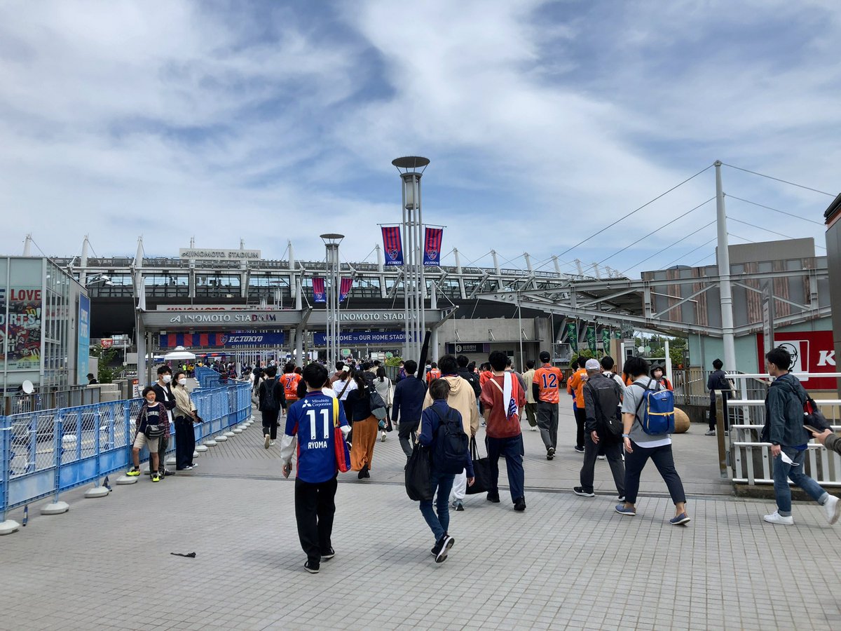 _shikibou_'s tweet photo. GW初日、今年度は土日もちゃんと休める！久しぶりの現地観戦！ #fctokyo https://t.co/K9L2jIJhen