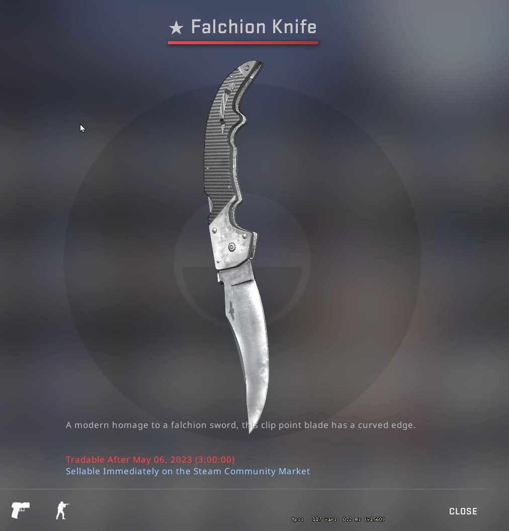 Stickybumpz's tweet photo. Another knife???? This one is probably going to be sold for more cases! #csgo #cs2 #twitch #skins #knife https://t.co/JVHqJC2b56