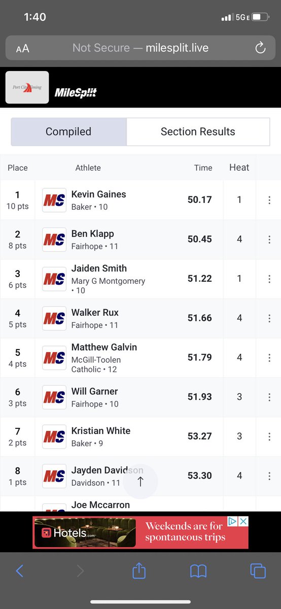 walker_rux's tweet photo. Pr’s at sectionals 🙌
400 m : 51.66 s  4th
High Jump : 6 feet  2nd
Also a 1st place in the 4x8 and the 4x4 tmr for Day 2 of sectionals, up next is state
@JasonConnolly00 @KlappBen @Watkins12Ty @CoachOWatkins https://t.co/nH6Z0dnRju