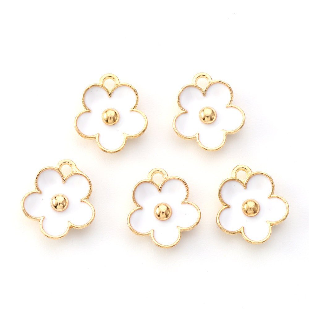 hailthenail's tweet photo. Excited to share this item from my #etsy shop: 1/5/10 Daisy White Charms - Gold &amp; Enamel Daisy 1.3cm - Pink White Small Blossom Flower Charms Shiny Tibetan Charm Jewellery Making Beads https://t.co/e6htYb0YUb https://t.co/HF2CrPOoLn