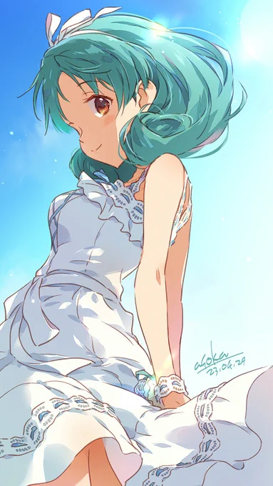 姫にも、ピュアでワンピースなお衣裳が欲しいのです。ね?…ね? #徳川まつり #ミリシタ #imas_ml