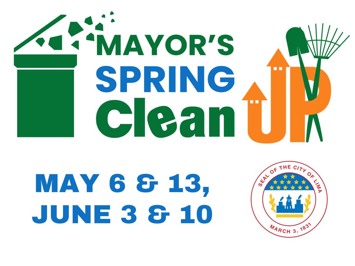 CityofLimaOH's tweet photo. Mayor's Spring Clean-Up https://t.co/lpVyD0JIVv https://t.co/uHEj9wCL9A