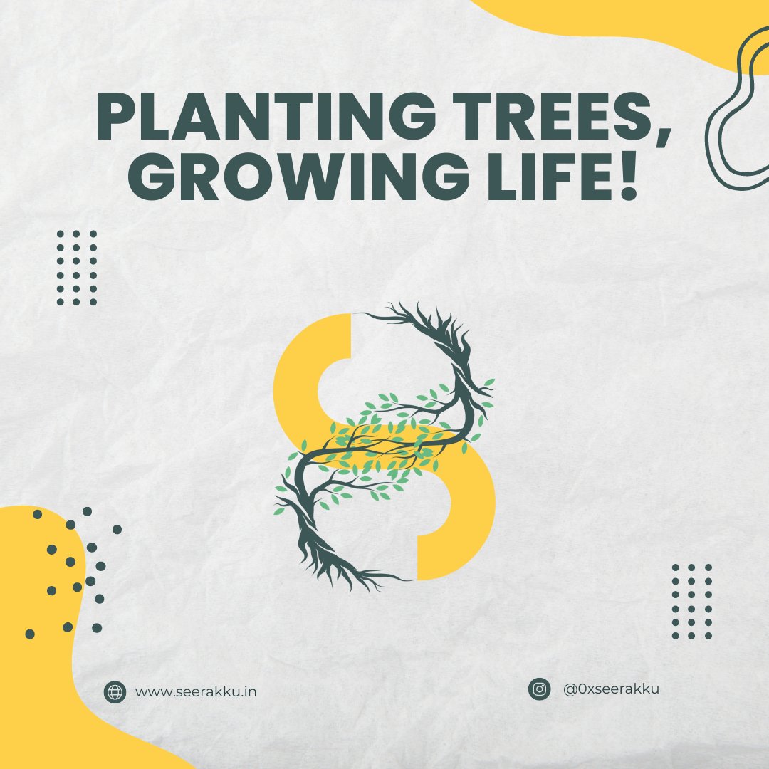 Attention sustainability enthusiasts! ♻️🌳🌍

Are you passionate about creating a sustainable future for all? Look no further than <a href="/0xSeerakku/">SEERAKKU</a>, a non-profit organization committed to mitigating the effects of climate change through a range of initiatives in India. 🇮🇳

Follow us