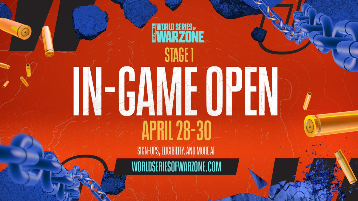COD_Esports's tweet photo. ⏰ Time to drop in!  

Day 2 of the #WSOW Stage 1 Open starts NOW! Make sure your trio is registered at https://t.co/w4Z32yE2sw for your matches to count. https://t.co/R8KohdOQap