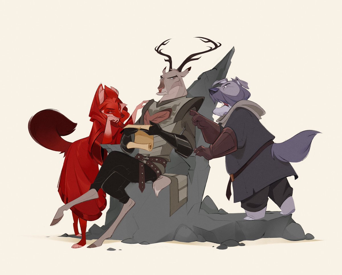ARealTrashAct's tweet photo. 'Discordance on Dragonstone' 

Commission for @/eriochromatic. It was insanely fun to revisit these designs ! ❤️‍🔥🦌🧅 https://t.co/ecJeVSp5rU