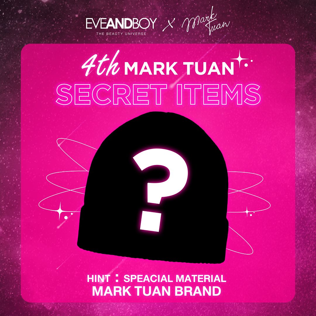 AmiMarkTuan's tweet photo. eveandboy  up ig  
——
eveandboy 😎 เท่ไม่ไหว MARK TUAN Secret Items ชิ้นที่ 4 กำลังจะมา🔥 ชิ้นนี้ร้อนแรง และฮอทปรอทแตกมาก ตำนานไอเท็มชิ้นนี้ไม่ธรรมดา และมีชิ้นเดียวในโลกที่เป็น Limited Material❤️‍🔥 STAY TUNED “SOON” #eveandboyxmarktuan  #ebglobalembassador #MarkTuan
@marktuan https://t.co/ZN2FmGCPcw