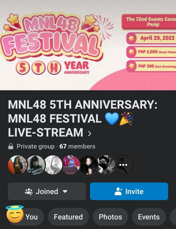 guys may ganito rin silang paraan sa pag add ng team Livestreams baka may message sa message request sa inyo if di pa kayo na a-add #MNL48FE5TIVAL