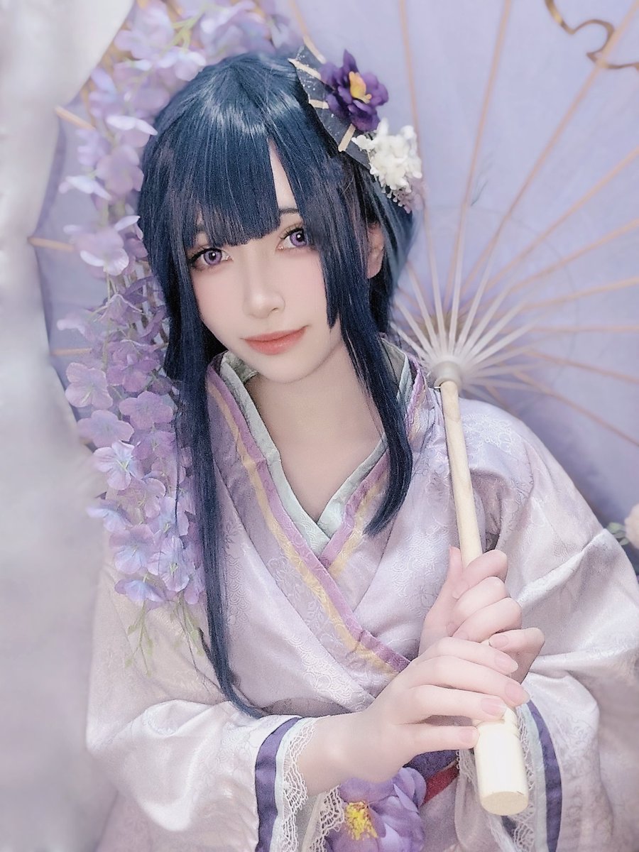 Hanchu456's tweet photo. “这次是真的再见了，影”

#cosplayer #cos #GenshinImpact #原神 #原神写真部 #原神cos #雷电真 #raidenmakoto #原神コスプレ https://t.co/hkhehsIx0m