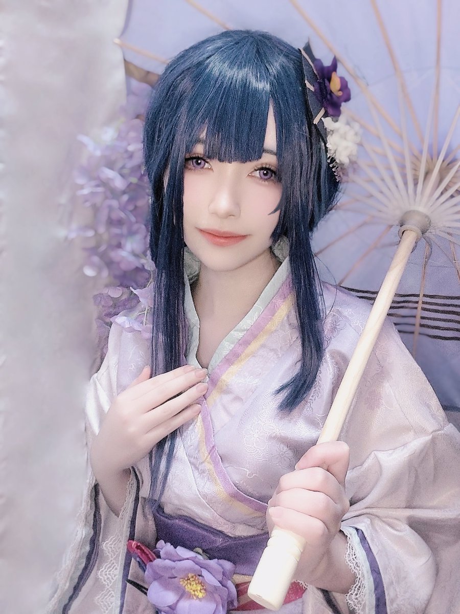 Hanchu456's tweet photo. “这次是真的再见了，影”

#cosplayer #cos #GenshinImpact #原神 #原神写真部 #原神cos #雷电真 #raidenmakoto #原神コスプレ https://t.co/hkhehsIx0m