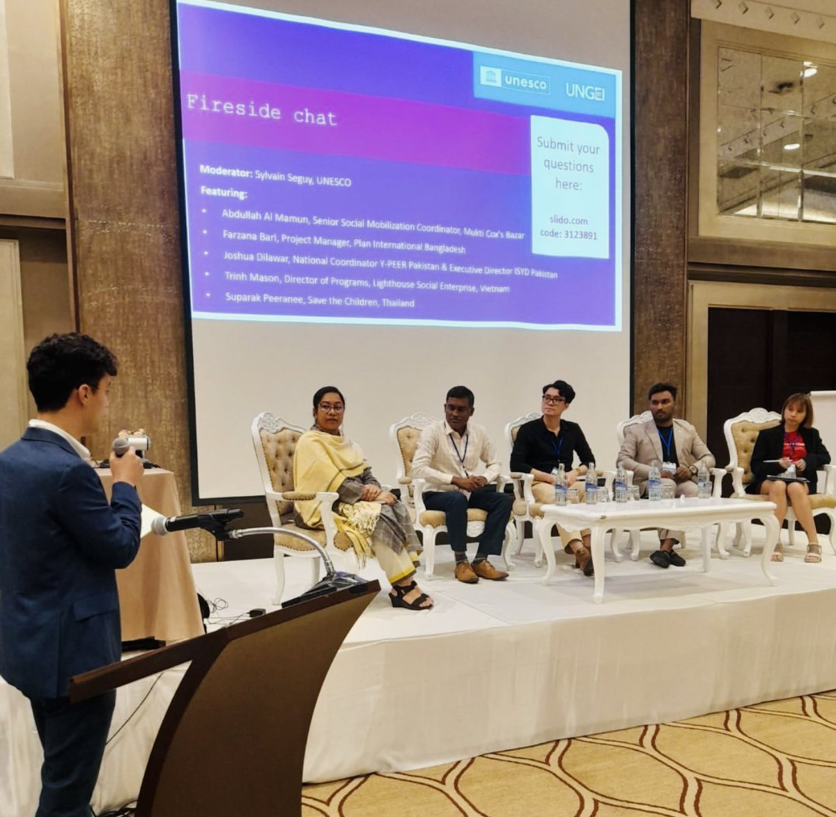 joshuavd's tweet photo. Such a pleasure to join the #LearningSymposium’s Panel as Youth Speaker on Embracing diversity and
promoting inclusion in SRGBV programming.
#YPEER #EndSRGBV @YPEERPak @ypeerap @UNESCO @UNGEI @edu_transformer @GPforEducation @UNFPA @UNICEF @SafeToLearn https://t.co/JISTuzYYmz