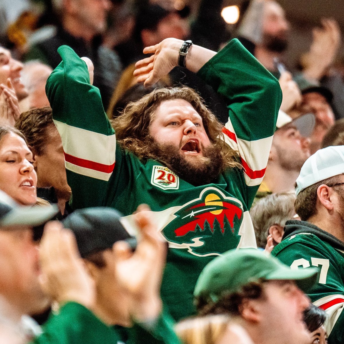mnwild's tweet photo. Thank you, State Of Hockey 💚 

#mnwild https://t.co/Ll85xcHOii