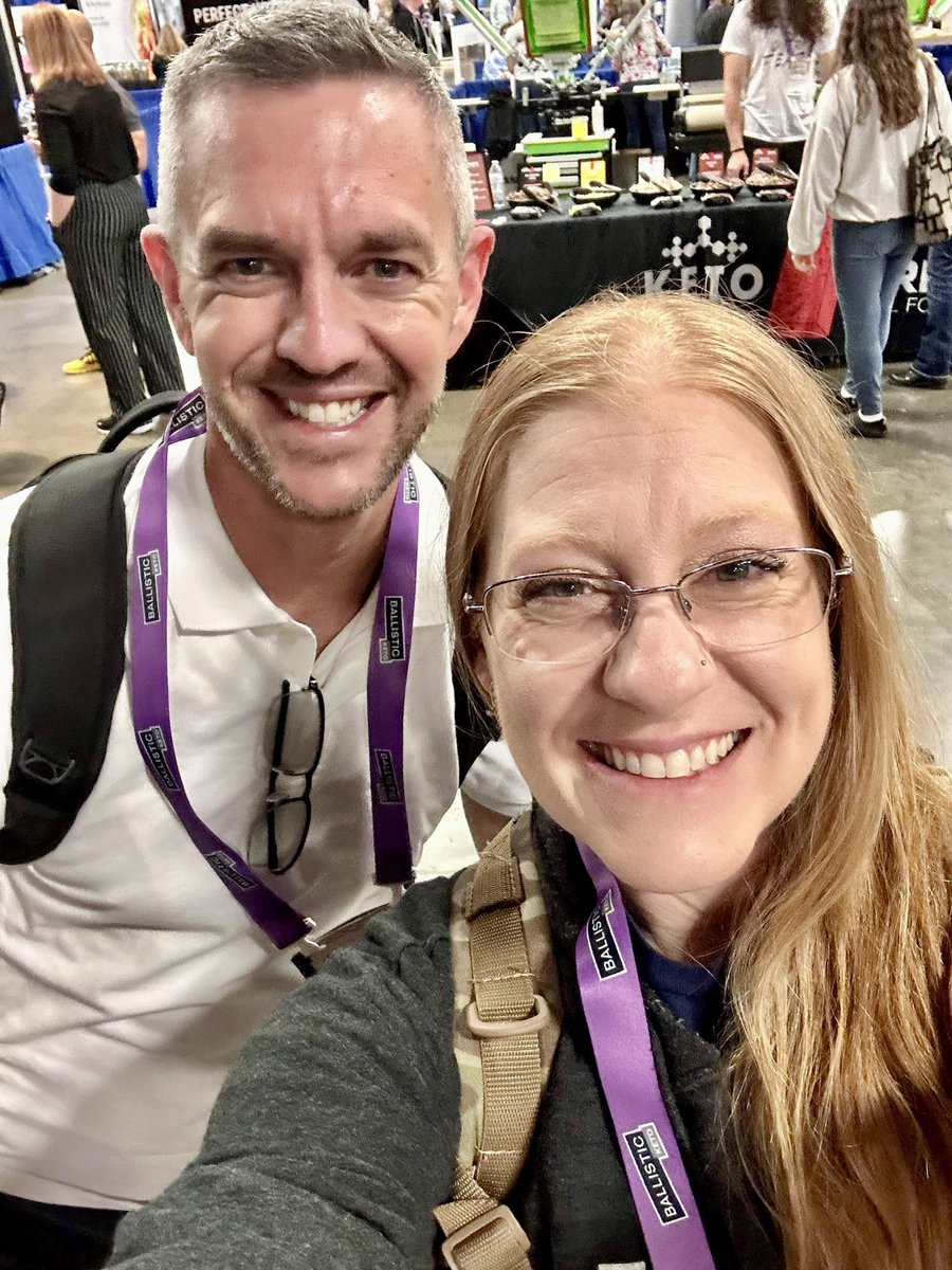 KetofiedRN's tweet photo. It was a pleasure speaking with @the_carnivorist at the VIP dinner and around #ketocon. Your story is remarkable. 🤗 https://t.co/4H4nrofogZ