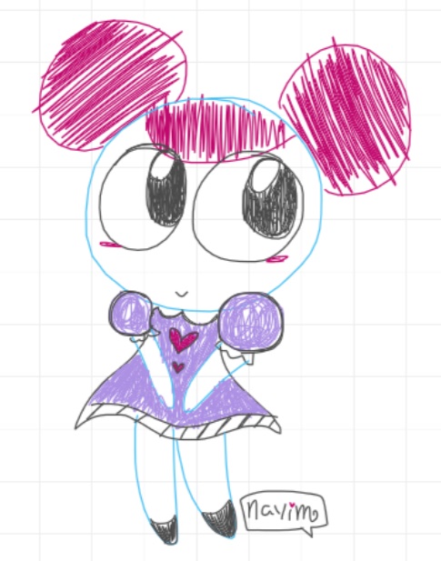 NayimPelaez's tweet image. A Lil PIb In her Purple dress! #outofideas #PibbyFanart