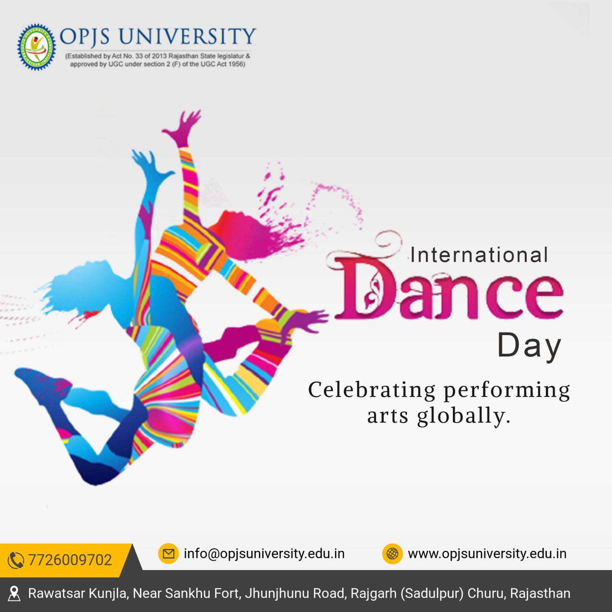 opjsuniversity2's tweet photo. #DanceEducation #DanceStyles #DanceCulture #DanceForJoy #DanceIsLife #DanceEverywhere #DanceExpression #DanceCelebration #DanceHeritage #InternationalDanceDay https://t.co/BfYP8YxzY4