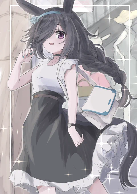 三つ編みライスちゃん #ウマ娘 #ライスシャワー