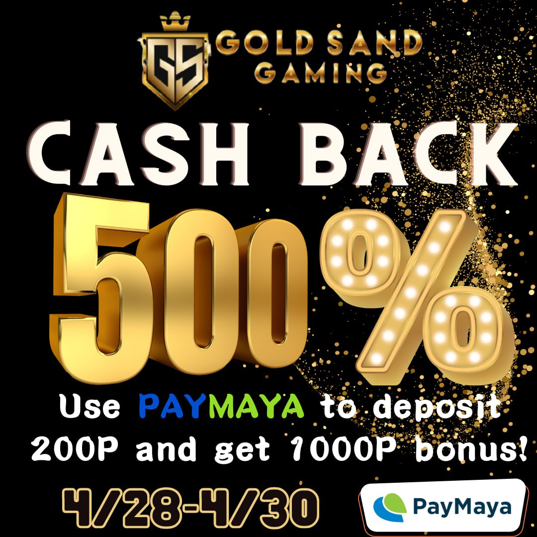 gs7729's tweet photo. 🎰Gold Sand🎰
🔥Paymaya deposit 500% cashback🔥
Mini deposit 200 to apply 🥳 🥳 🥳
Max no limit😱😱😱
only 2x turnover😱😱😱

Register now to apply👌
👇👇👇👇👇👇👇👇👇👇
Link: https://t.co/2OcbRn6eg9

#GS #casino #Goldsand #agent #Philippines #SlotsGamesOnline #jackpot https://t.co/cdPVH2v2Y8