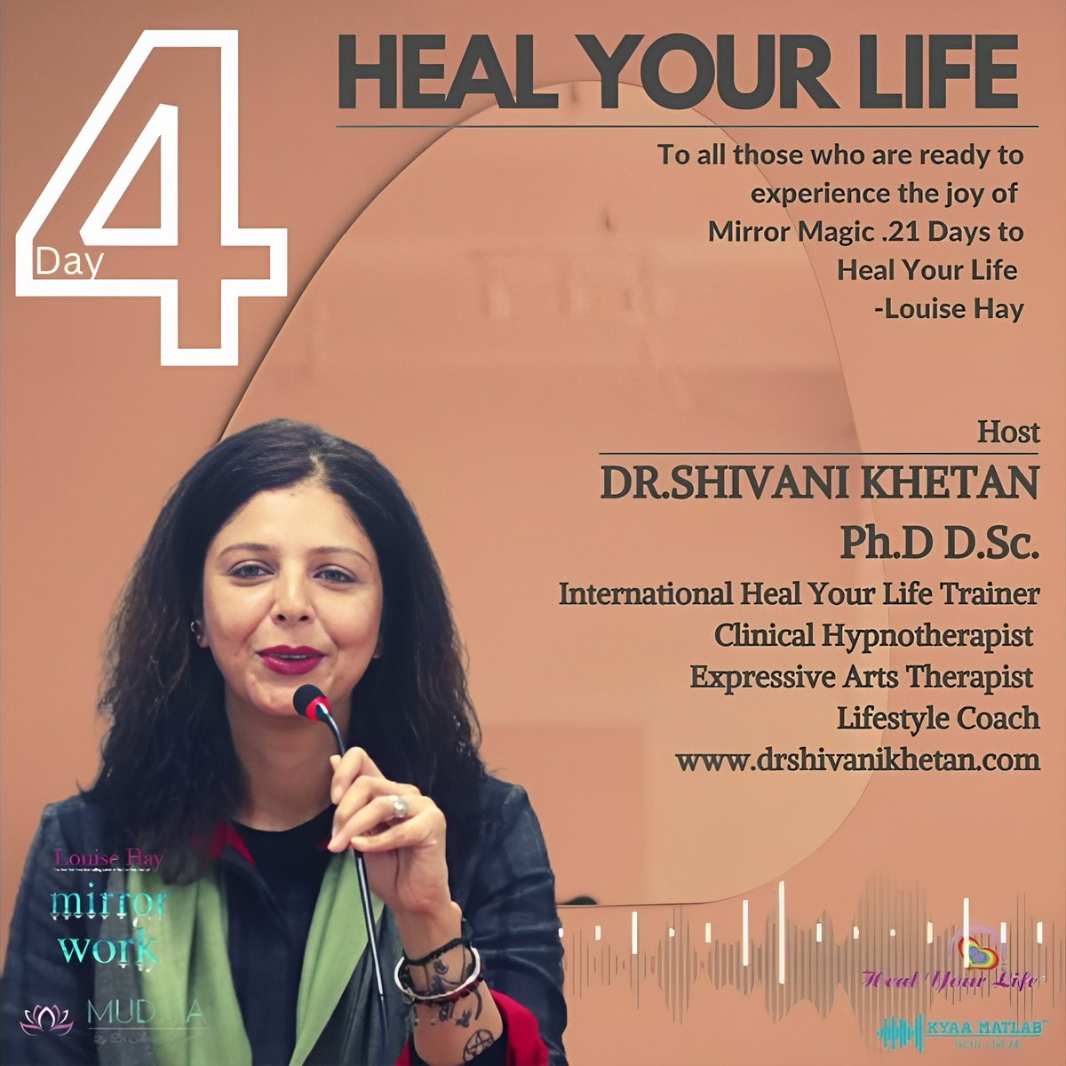MuditaBlessings's tweet image. Check out Episode: DAY 4 | HEAL YOUR LIFE | MIRROR WORK | DR SHIVANI KHETAN
Click here: linktw.in/qQ8l4w

#healyourlife #mirrorwork #drshivanikhetan #loveyourself #mudita #experiencingjoy #sharingjoy #youarenotalone #healyourself #mentalhealth #lifecoach #mentalhealthcoach