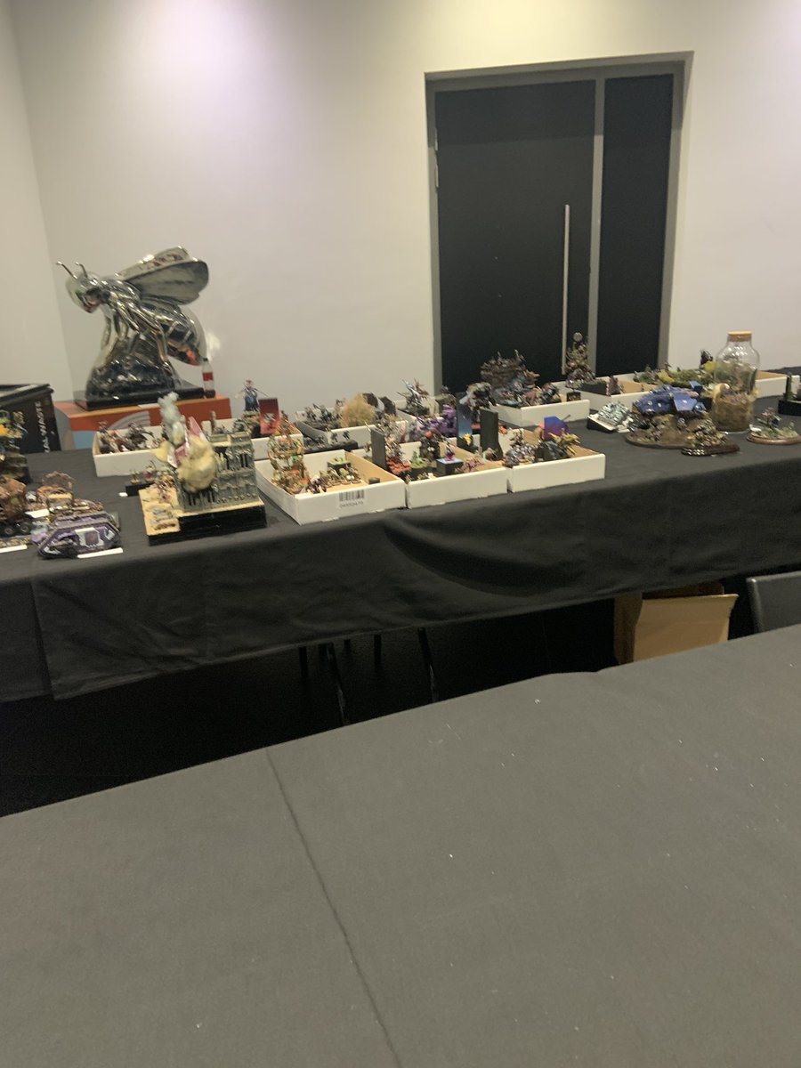 DiamondAlveni's tweet photo. Forgor to post last night but I’m all registered!! Saw some awesome minis by other painters, can’t wait to meet more. Tbh I nearly cried on the way there lol

#whfest #WarhammerFest #GoldenDemon https://t.co/kMKZqSjVRv