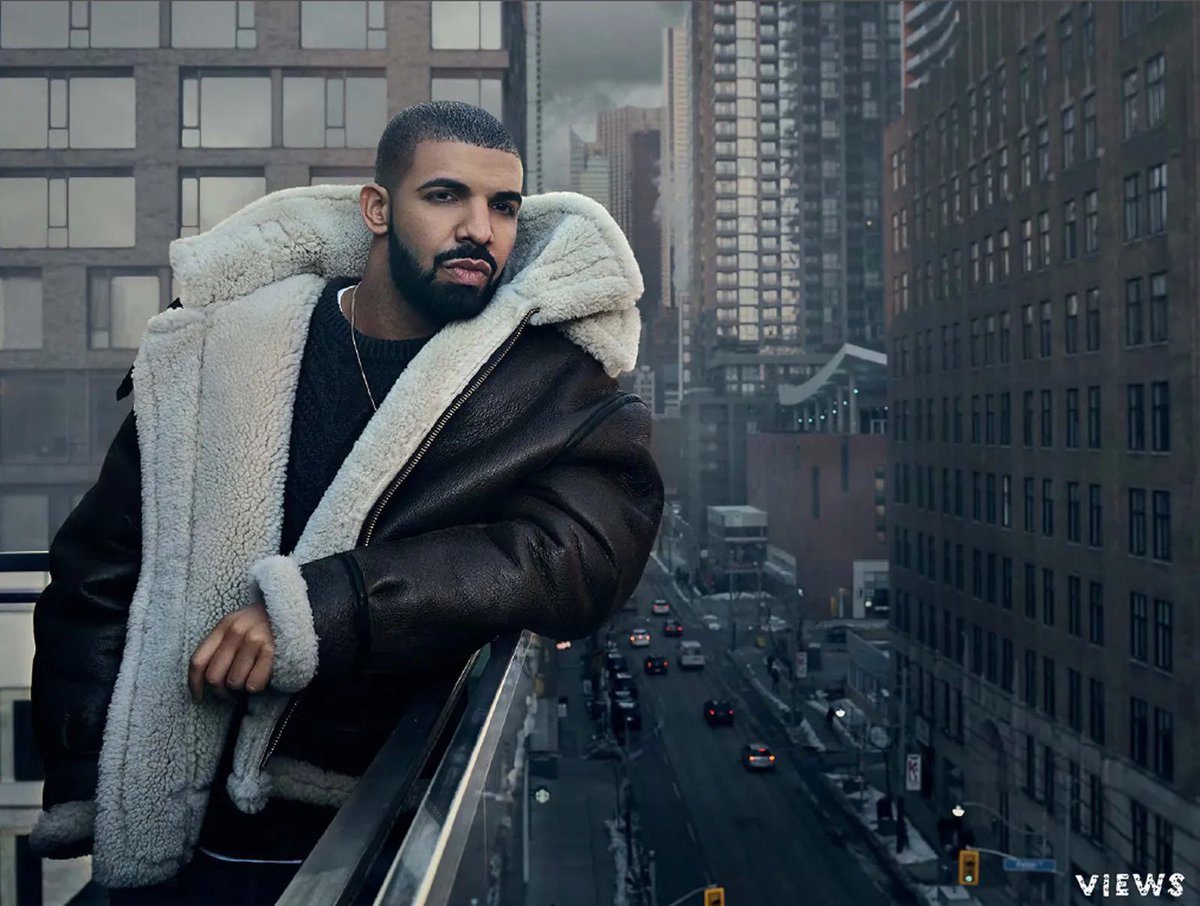 WordOnRd's tweet photo. 7 years ago, Drake dropped his VIEWS album. It debuted at #1 on the Billboard 200 giving Drake his 6th consecutive #1 album. It was the first album to reach 1 billion streams on Apple Music and is RIAA certified 6X platinum. VIEWS has now spent 362 weeks on the Billboard 200 💿 https://t.co/FTtp7euMN3