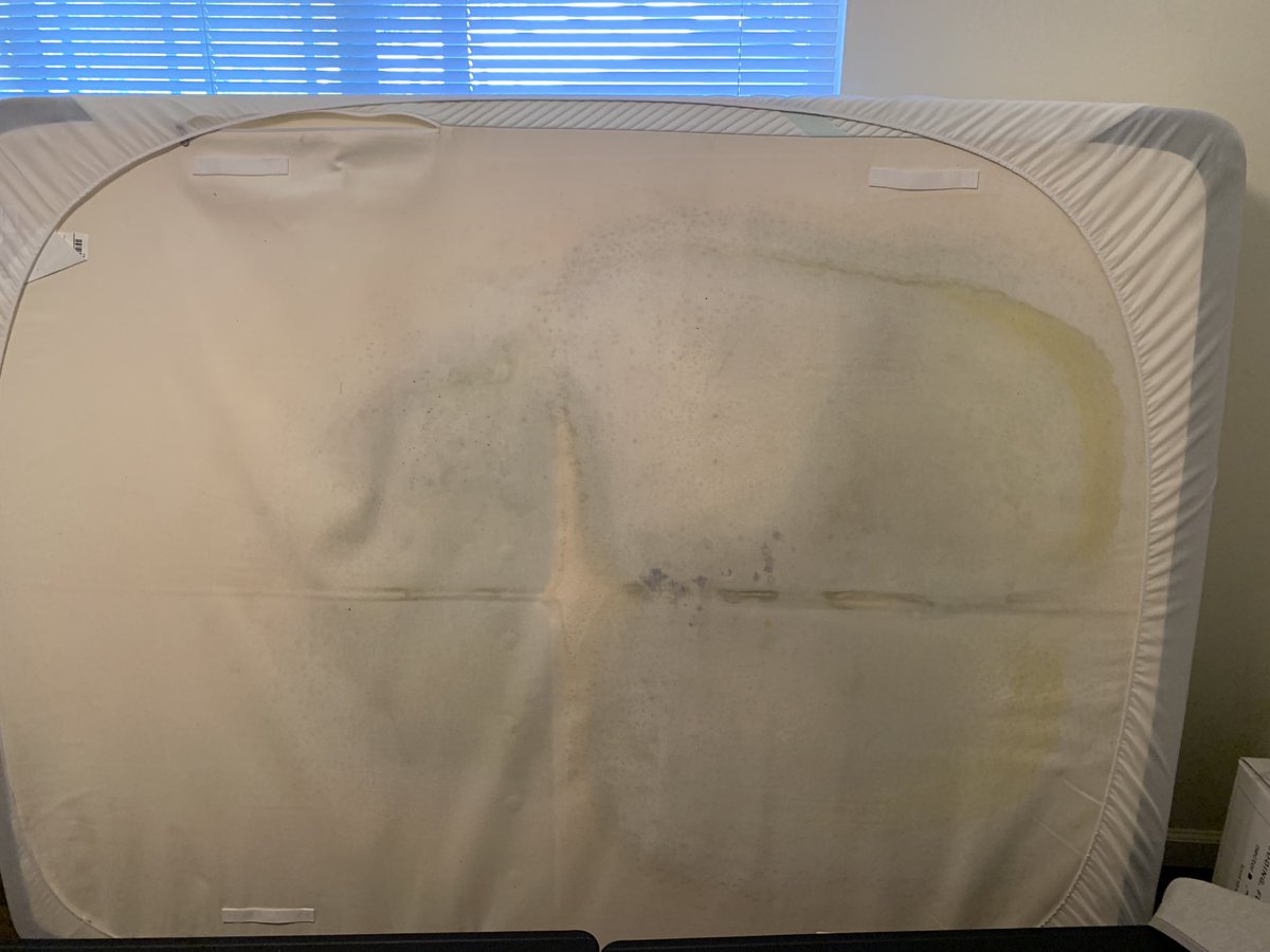 OjosMudos's tweet photo. Compré hace 10 meses un colchón @TempurPedic @TempurUK que garantizan 10 años en California $2600 dls y se ha llenado de moho.  Alguna solución ? https://t.co/AxC9d5nvIO