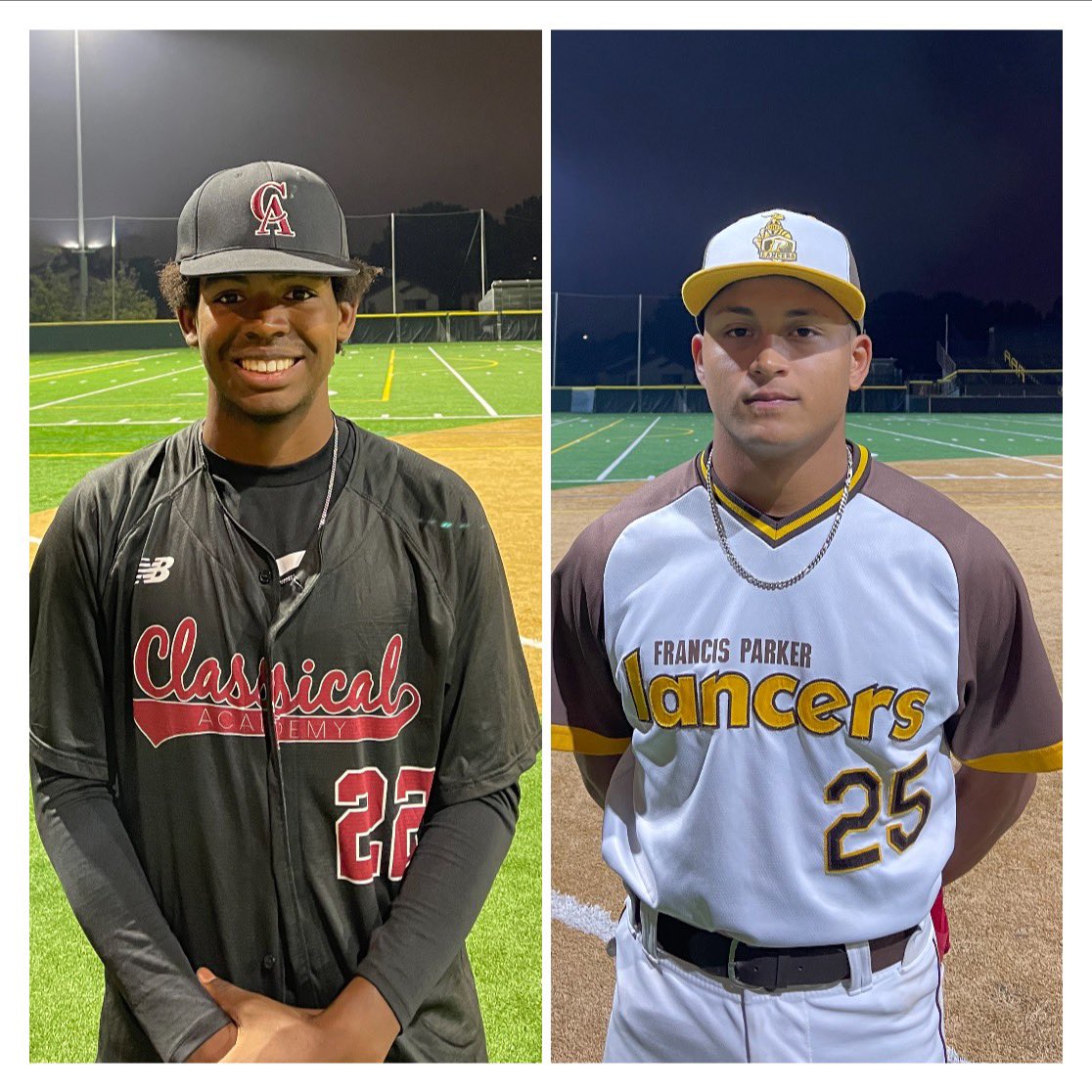 F/8:
Caimans
4 R 2 H 2 E

Lancers
2 R 8 H 1 E

CA:
Aaiden Yusaf (‘23)
6.2 IP 7 H 2 R/ER 4 BB 7 K

Dylan Perry (‘25) 1-3; RBI

Aidan Suitor (‘25) 1-3; RBI

FP:
Chris Williams (‘23)
7 IP 0 H 2 R 1 ER 6 BB 11 K
1-4; 2B, RBI

Diezel Hernandez (‘25) 2-2; 2 BB

Luke Oquendo (‘26) 2-4