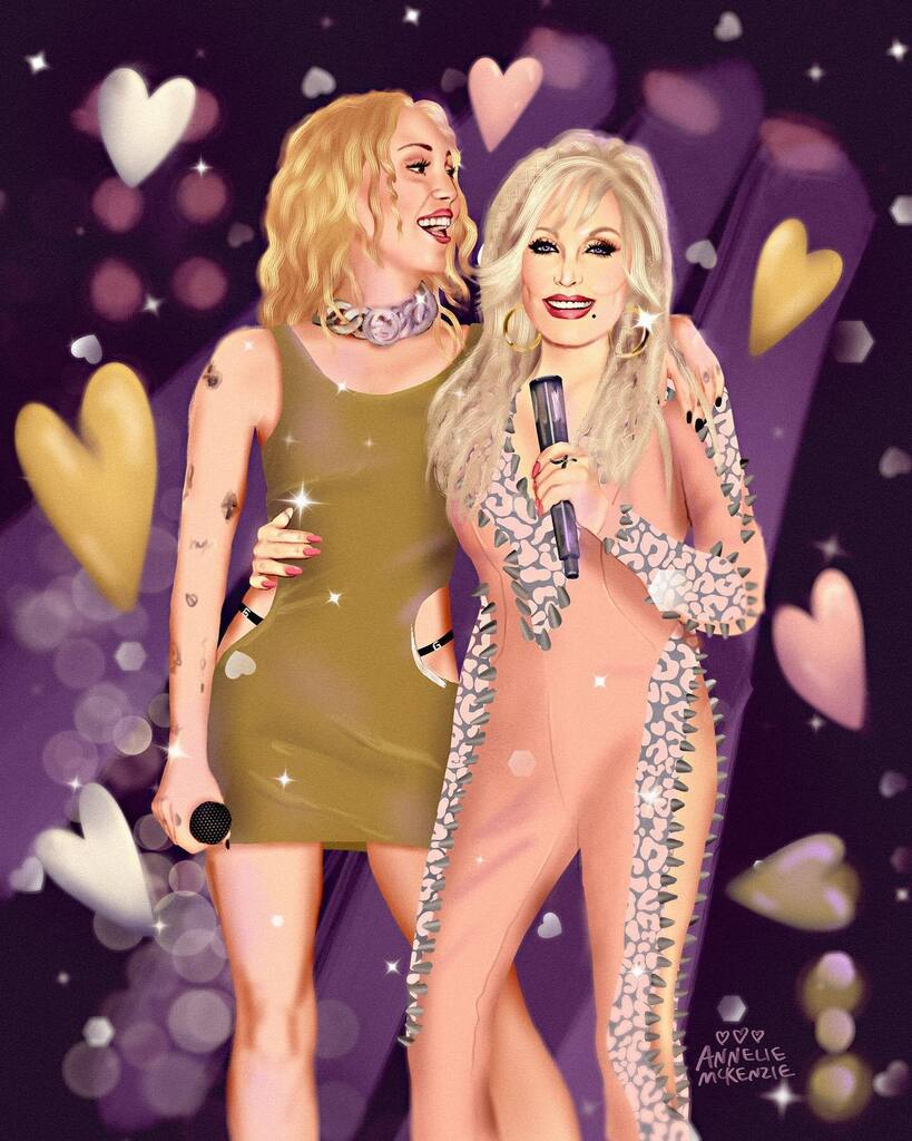 __AM_'s tweet photo. #portrait #illustration #mileyandolly https://t.co/awkX4xvsRy https://t.co/px59o5NfBw