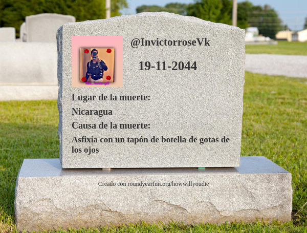 InvictorroseVk's tweet photo. Así es como y cuándo moriré https://t.co/OST3MYUIDb

⠀ https://t.co/zAjfcWXJhE