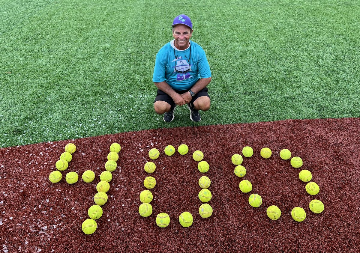 fswsoftball's tweet photo. Another milestone in Coach Iamurri’s unprecedented career🏆 

Win #400 in the Purple and Aqua! To the most passionate, prepared, competitive, and one-of-a-kind coach we could ever ask for. You really are THE best. Thank you, Coach. Here’s to 100 more! 

#fswsoftball #win400 #GOAT https://t.co/W7kw8K9AJw