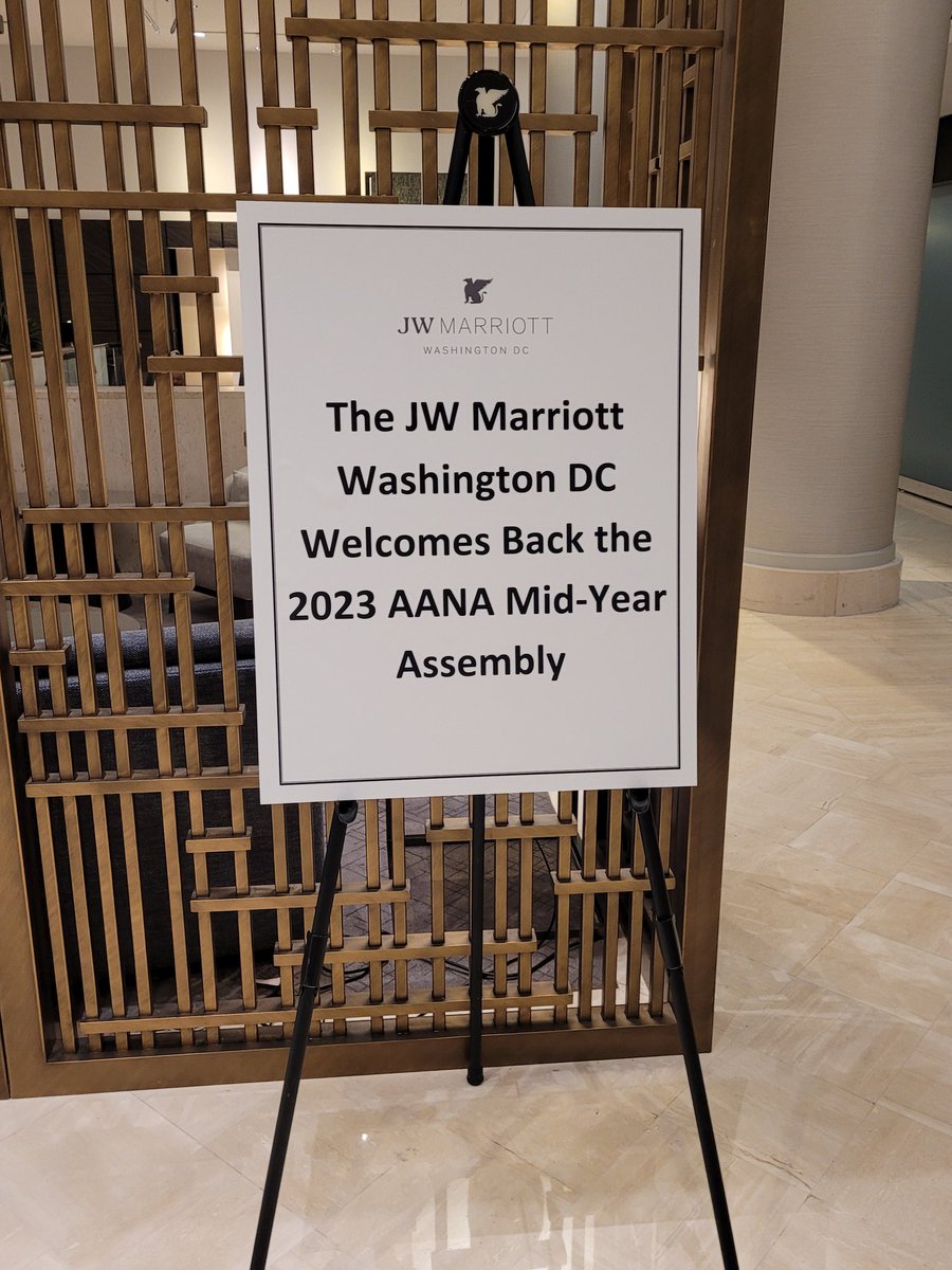 It's here! 🎉🎉 #AANAMYA starts TODAY and we are up bright and early to get ready for all the #CRNAdvocacy action!