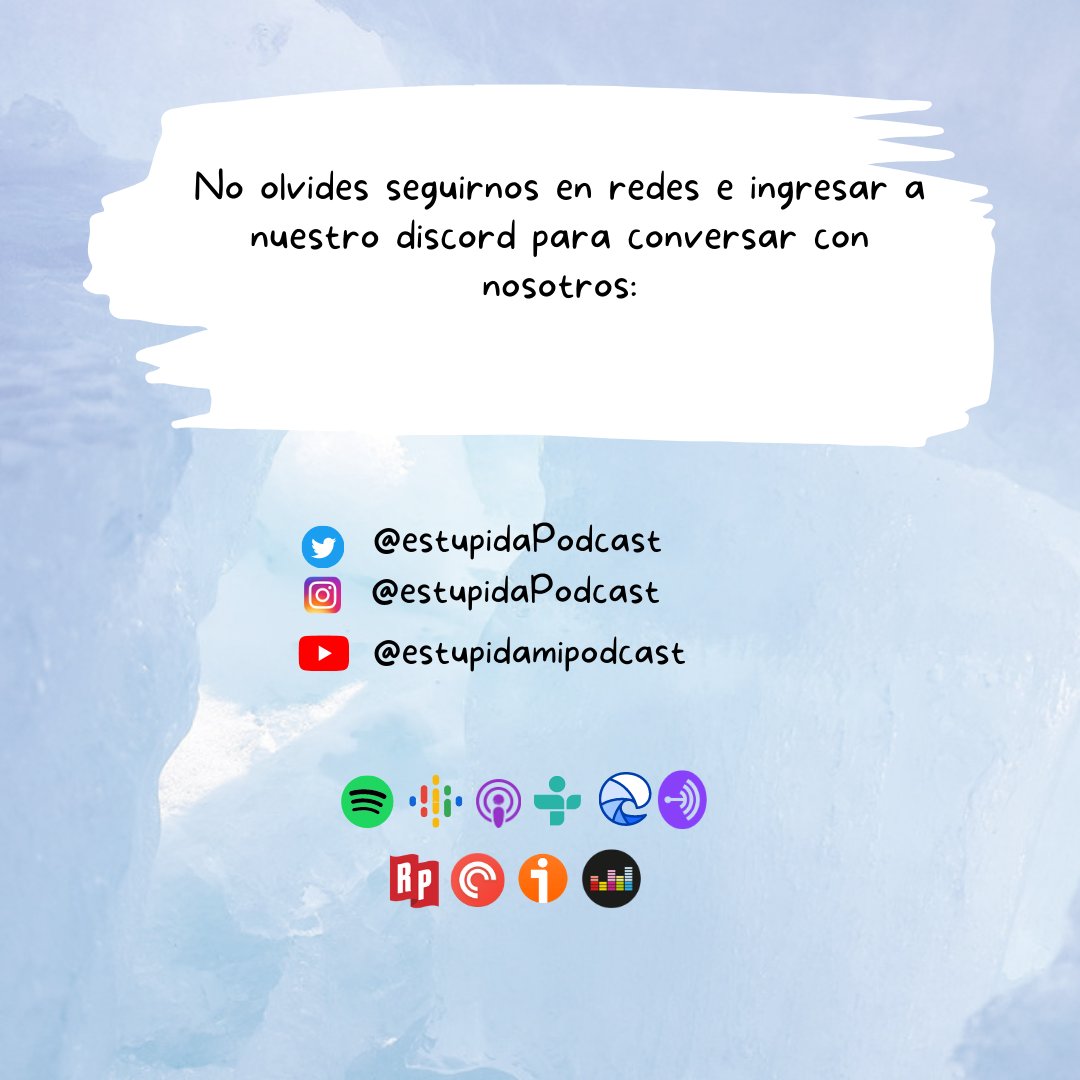 estupidaPodcast's tweet photo. Gracias por acompañarnos una temporada más 💕 Esperamos volver pronto con más episodios y que nos sigan escuchando y compartiendo. Recuerden que pueden unirse a nuestro discord: https://t.co/NXzjRDHxgC https://t.co/5R4AkFmdyU