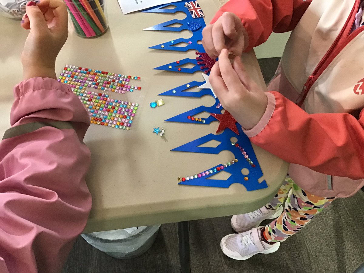 bnes_libraries's tweet image. There are some beautiful Coronation Crowns being made at #MidsomerNortonLibrary this morning. There’s still time to come on down &amp;amp; join in the crafty fun! #BnesLibraries #LibrariesLive 👑