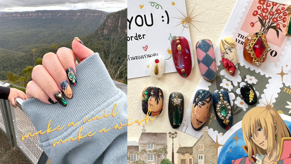Makeanails's tweet photo. หลงชุดนี้มากหาทางออกไม่เจอ 🥹🫧💫
K.howl สุดหล่อ 🧤

💕- ชุดนี้ที่ร้านรับทำซ้ำนะคะ

#howl #animenail https://t.co/Axk3Gh7xO6