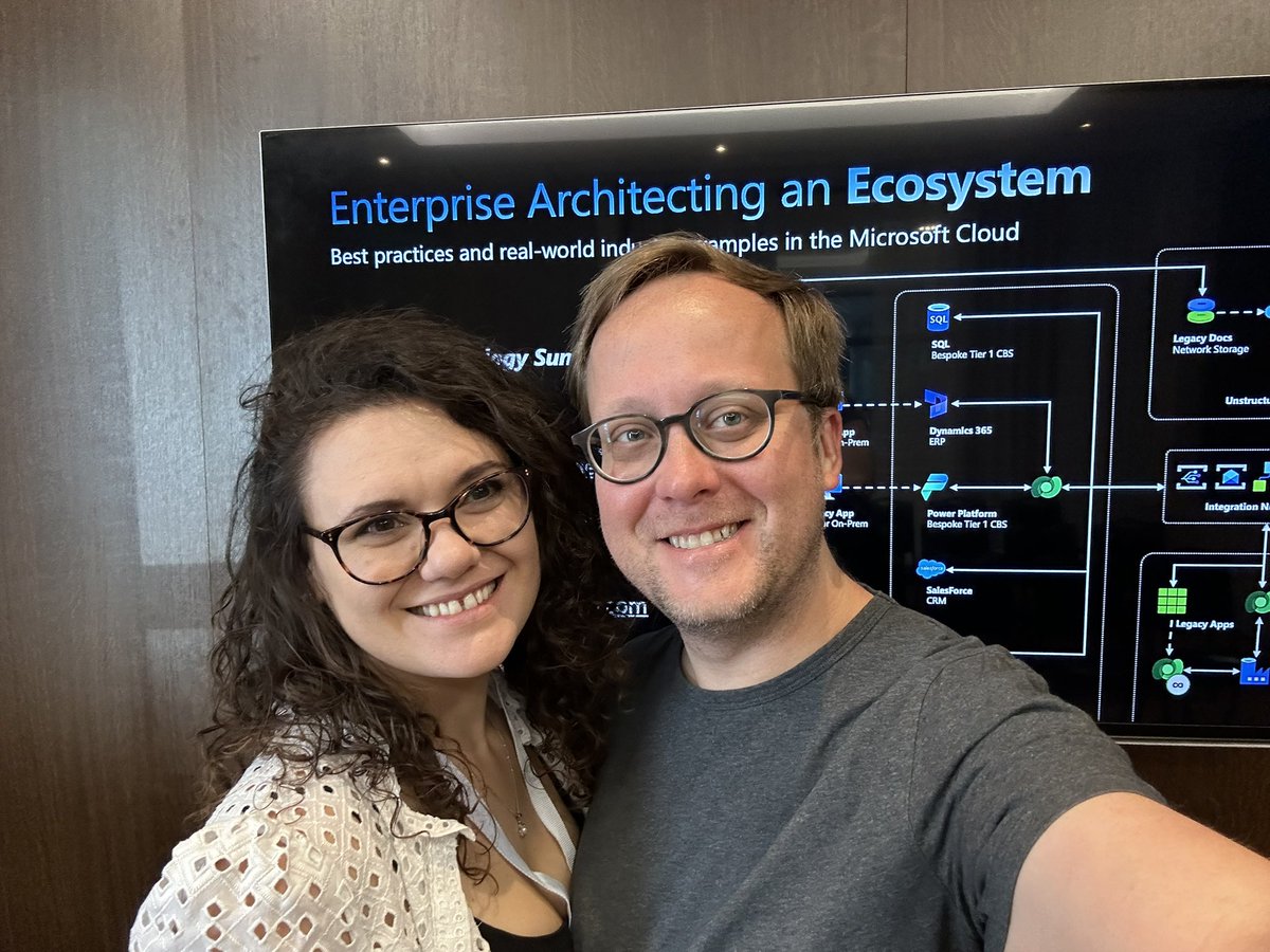 Taking “Enterprise Architecting an Ecosystem” on tour with <a href="/AnaDemeny/">Ana Welch</a>, starting at <a href="/IberianSummit/">Iberian Technology Summit</a> 🇵🇹

#Microsoft #Azure #Cloud #PowerPlatform #M365 #EAanEcosystem