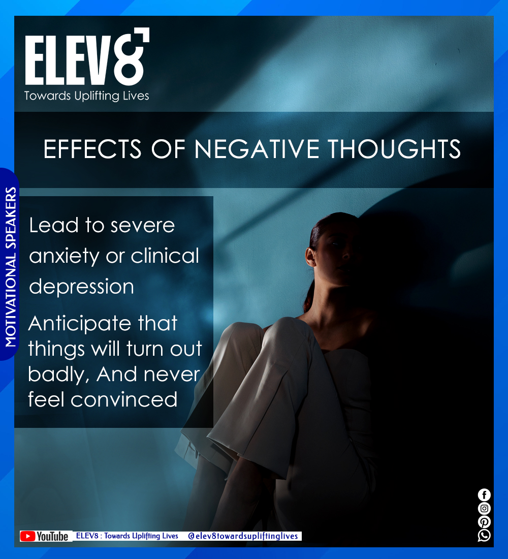 ELEV8__tul's tweet image. Negative thoughts are not healthy for your Mind and Body and here are few effects of #negativethinking 
.
#negativethoughts #negativeeffects #mentalhealth #negativethinking #motivation #life #mentalhealthawarness #negativity #selflove #Elev8