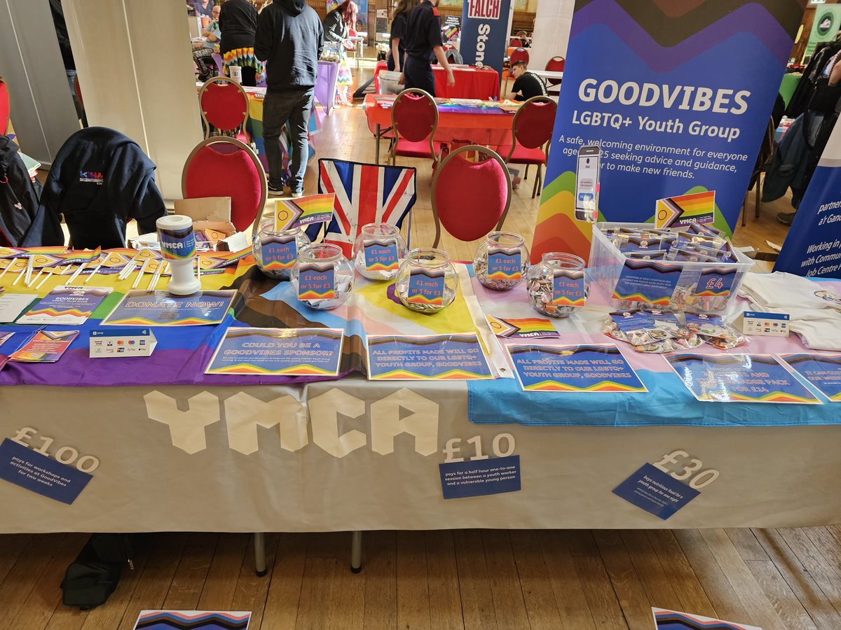 KellyYmca's tweet photo. @YMCASwansea are at the @Brangwynhall for #SwanseaPride today please come and say hi!! 
#hereforswansea #whatareyouproudof #Pride2023 https://t.co/VjUZmsxKiP