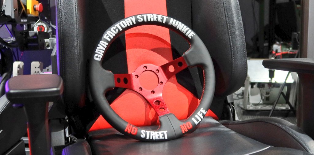 GAYA FACTORY MODEL ステアリング RED 01 新品 未使用