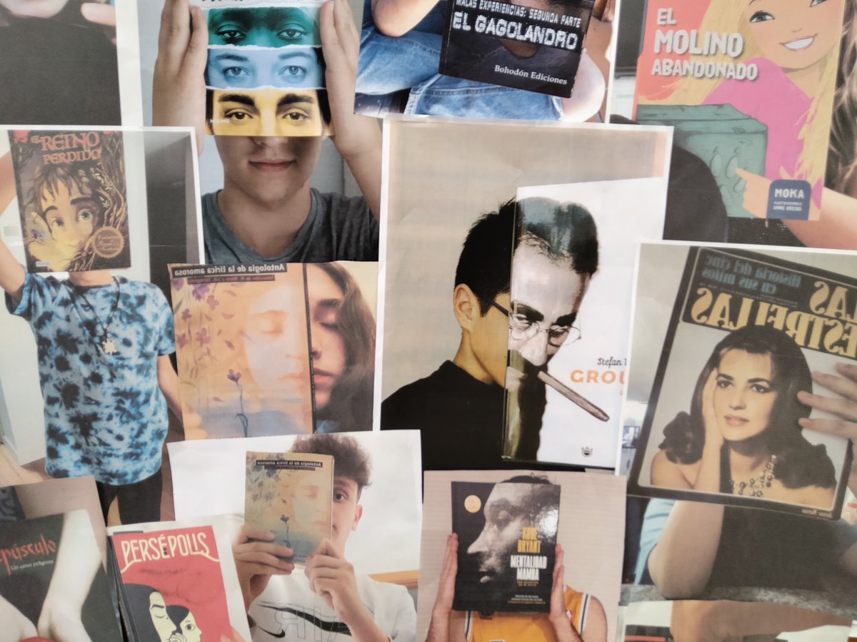 Ayer celebramos el #DíaDelLibro y el Departamento de Lengua se ha encargado de recopilar todos los #bookfaces 🤳📖 que habéis elaborado. 
¡Han sido muy originales todos! ¡Vaya creatividad!