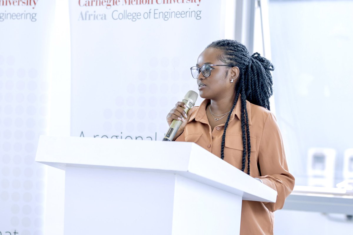 tesi_sharon's tweet photo. Grateful for the opportunity to present @BankofKigali’s Digital Factory at @CMU's Career Fair with @DorothyTonit &amp; @Teta_Nada! 🎉 Amazing to connect with talented graduates, share our journey, and inspire the next wave of innovators! 🌟 https://t.co/clLZ1n6x8B